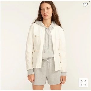 J Crew Simone relaxed garment-dyed jacket BA158 NWT Size  M